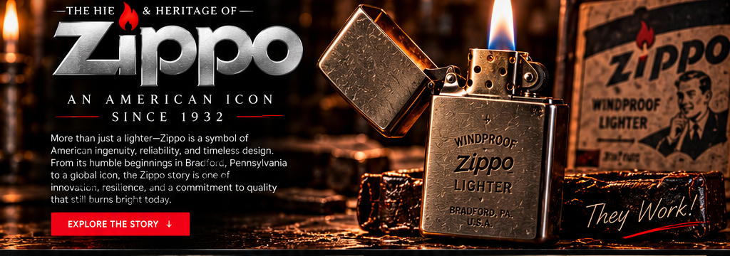 The history and heritage of Zippo, an American icon since 1932. Explore the story.