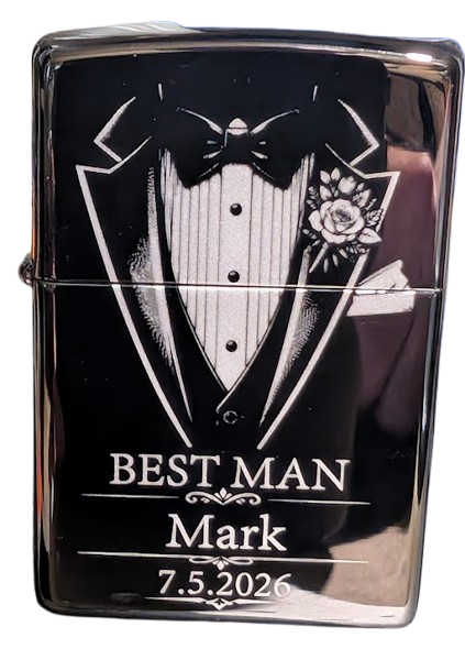 Best Man Zippo