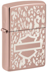 Harley-Davidson High Polish Rose Gold Laser Engrave, model 46217