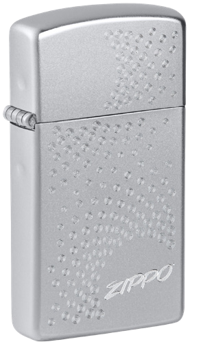 Slim Satin Chrome Auto Engrave, model 46271