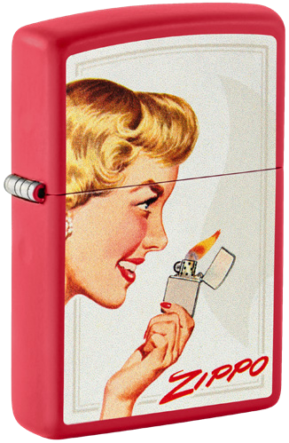 Lighter Set Red Matte/Black Matte Color Image, model 46295