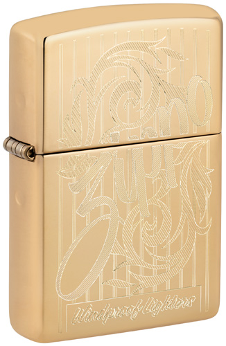 High Polish Brass Auto Engrave, model 46568