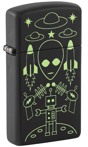 Slim Black Matte Color Image, model 46691