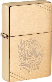 Vintage Brushed Brass Lustre, model 47262