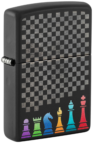Black Matte With Chrome Color Image/Laser Engrave, model 48662