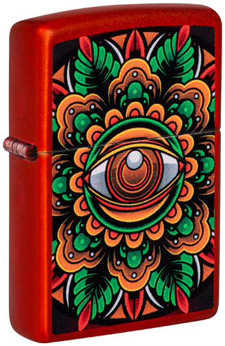 Metallic Red Color Image, model 48678