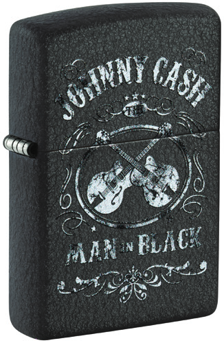 Johnny Cash Black Crackle Color Image, model 48989