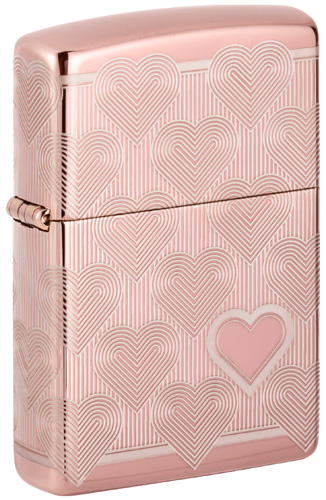 High Polish Rose Gold Laser 360°, model 49811