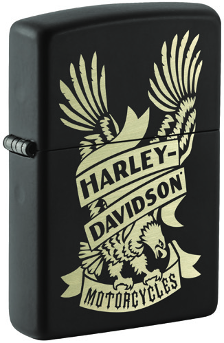 Harley-Davidson Black Matte Laser Engrave, model 49826